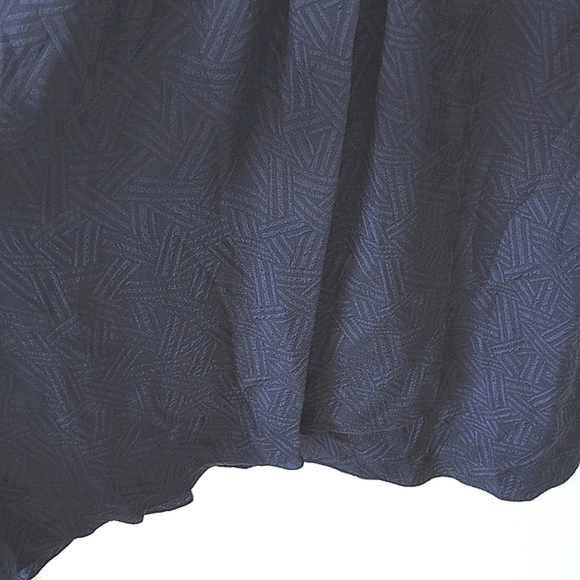 Diane Von Furstenburg Womens 14 Saige Dress Midnight Blue Silk Designer Luxury - Picture 2 of 12